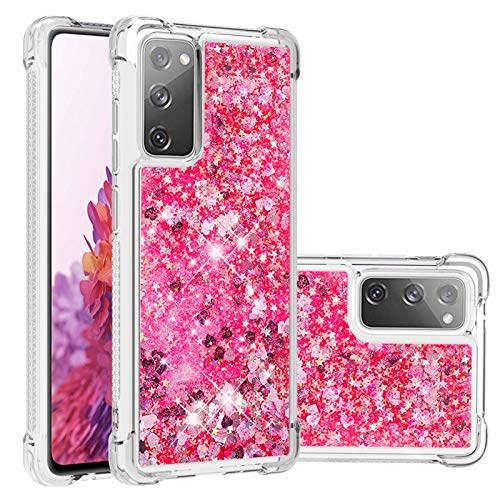 COTDINFOR Kompatibel mit Samsung Galaxy S20 FE Hülle Flüssigkeit Glitzer Stoßfest Quicksand Fließend Glänzend Schlank Schutzhülle Silikon Handyhüllen für Galaxy S20 FE TPU Love Rose YBWTLS. COTDINFOR Kompatibel mit Samsung Galaxy S20 FE Hülle Flüssigkeit Glitzer Stoßfest Quicksand Fließend Glänzend Schlank Schutzhülle Silikon Handyhüllen für Galaxy S20 FE TPU Love Rose YBWTLS. von COTDINFOR