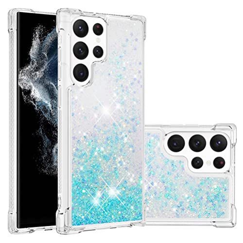 COTDINFOR Kompatibel mit Samsung Galaxy S22 Ultra Hülle Flüssigkeit Glitzer Stoßfest Fließend Glänzend Schlank Hülle für Schutzhülle Silikon Handyhüllen für Galaxy S22 Ultra TPU Star Blue YBWTLS. COTDINFOR Kompatibel mit Samsung Galaxy S22 Ultra Hülle Flüssigkeit Glitzer Stoßfest Fließend Glänzend Schlank Hülle für Schutzhülle Silikon Handyhüllen für Galaxy S22 Ultra TPU Star Blue YBWTLS. von COTDINFOR