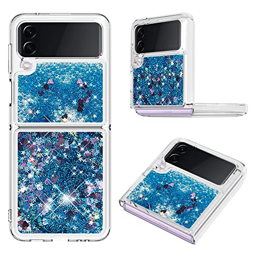 COTDINFOR Kompatibel mit Samsung Galaxy Z Flip 3 5G Hülle Flüssigkeit Glitzer Stoßfest Quicksand Fließend Glänzend Schlank Schutzhülle Silikon Handyhüllen für Galaxy Z Flip 3 5G TPU Love Blau YBWTLS. COTDINFOR Kompatibel mit Samsung Galaxy Z Flip 3 5G Hülle Flüssigkeit Glitzer Stoßfest Quicksand Fließend Glänzend Schlank Schutzhülle Silikon Handyhüllen für Galaxy Z Flip 3 5G TPU Love Blau YBWTLS. von COTDINFOR