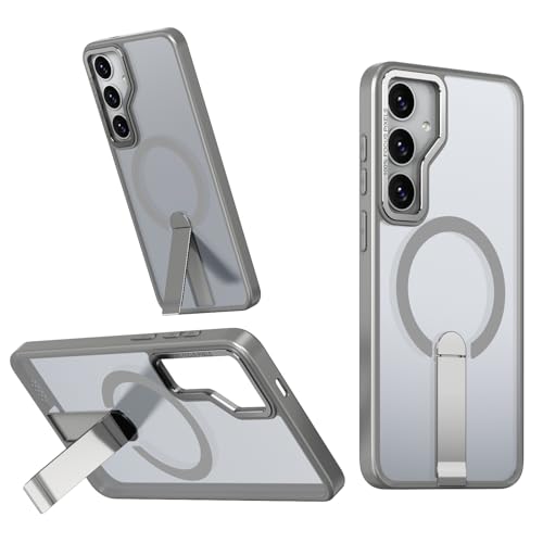 COTDINFOR Magnetische Handyhülle für Samsung Galaxy S24 Plus Hülle mit Ständer Schutzhülle Fallschutz Dünn Hülle Stoßfeste Kratzfest Cover für Galaxy S24 Plus Silver XYRD COTDINFOR Magnetische Handyhülle für Samsung Galaxy S24 Plus Hülle mit Ständer Schutzhülle Fallschutz Dünn Hülle Stoßfeste Kratzfest Cover für Galaxy S24 Plus Silver XYRD von COTDINFOR