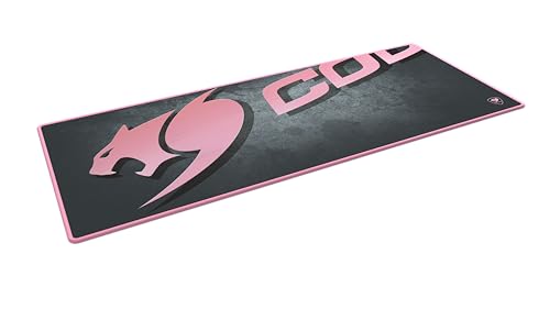 COUGAR Gaming Gaming-Mauspad, extra groß, 1000 x 400 x 55 mm, Schwarz/Rosa von COUGAR