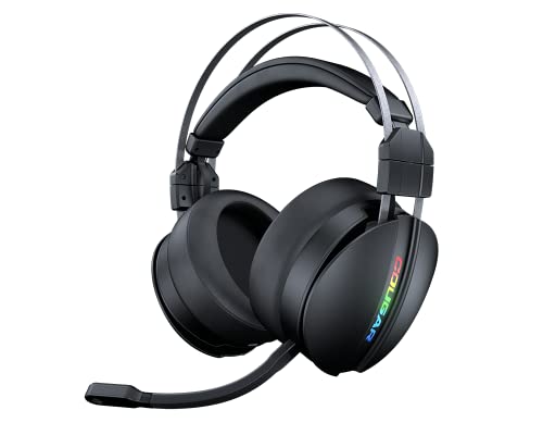 COUGAR Gaming | Headset | Micro Gaming | OMNES Essential Wireless Schwarz – Stereo Boost und Virtueller Surround-Effekt – Mikrofon Niere 9,7 mm – Geräuschunterdrückung – RGB-Effekte COUGAR Gaming | Headset | Micro Gaming | OMNES Essential Wireless Schwarz – Stereo Boost und Virtueller Surround-Effekt – Mikrofon Niere 9,7 mm – Geräuschunterdrückung – RGB-Effekte von COUGAR Gaming