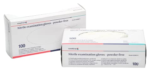 Nitrilhandschuhe, puderfrei, weiß, L, 100 Stück COVETRUS von Covetrus