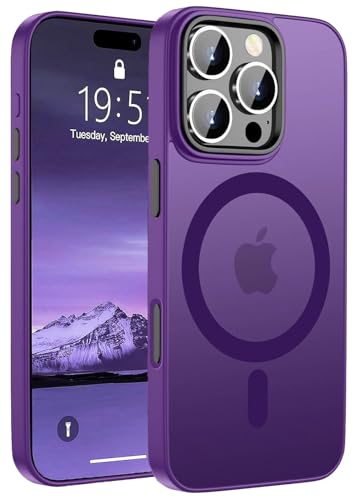 COVRELLA Hülle für iPhone 16 Pro Lila, Kompatibel mit MagSafe - iPhone 16 Pro Case, Matt & Durchsichtig - Stoßfest, Dünn & Leicht COVRELLA Hülle für iPhone 16 Pro Lila, Kompatibel mit MagSafe - iPhone 16 Pro Case, Matt & Durchsichtig - Stoßfest, Dünn & Leicht von COVRELLA