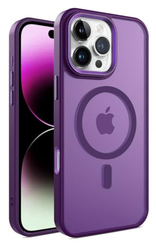 COVRELLA Lila iPhone 16 Pro Max Hülle Magnetisch - Matt & Durchsichtig - Handyhülle iPhone 16 Pro Max Case, Kompatibel mit MagSafe - Kratzfest & Ultradünn COVRELLA Lila iPhone 16 Pro Max Hülle Magnetisch - Matt & Durchsichtig - Handyhülle iPhone 16 Pro Max Case, Kompatibel mit MagSafe - Kratzfest & Ultradünn von COVRELLA