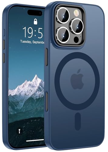 COVRELLA Magnetische Hülle für iPhone 16 Pro Blau - Matt & Durchsichtig, kompatibel mit MagSafe - iPhone 16 Pro Case, Stoßfest & Starke Magnetkraft COVRELLA Magnetische Hülle für iPhone 16 Pro Blau - Matt & Durchsichtig, kompatibel mit MagSafe - iPhone 16 Pro Case, Stoßfest & Starke Magnetkraft von COVRELLA