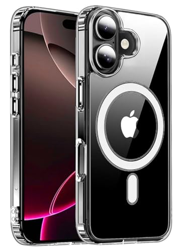 COVRELLA für iPhone 16 Plus Hülle Magnetisch & Transparent, Kompatibel mit MagSafe - iPhone 16 Plus Case Durchsichtig Klar Stoßfest Militärschutz & Starke Magnetkraft COVRELLA für iPhone 16 Plus Hülle Magnetisch & Transparent, Kompatibel mit MagSafe - iPhone 16 Plus Case Durchsichtig Klar Stoßfest Militärschutz & Starke Magnetkraft von COVRELLA