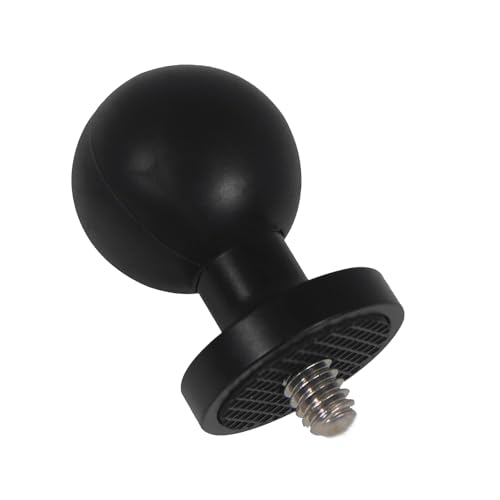 COZERI 25mm Sportkamera Kugelkopf Schnittstelle Adapter 1/4 Schraubhalterung für RAM Mounts B Größe, Kompatibel mit für GOPRO Hero 9/10/11, Motorrad Fahrrad Kamera Halterung COZERI 25mm Sportkamera Kugelkopf Schnittstelle Adapter 1/4 Schraubhalterung für RAM Mounts B Größe, Kompatibel mit für GOPRO Hero 9/10/11, Motorrad Fahrrad Kamera Halterung von COZERI