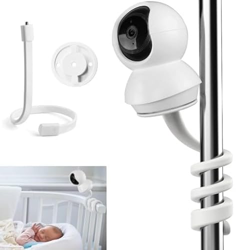 COZERI 2er Set Baby Monitor Halterung,kompatibel mit TP-Link Tapo Pan/Tilt C200/C210/C211/C212/C220/C225, Flexibler Ständer für Babyphone,Indoor Überwachung, Baby Kamera Zubehör von COZERI