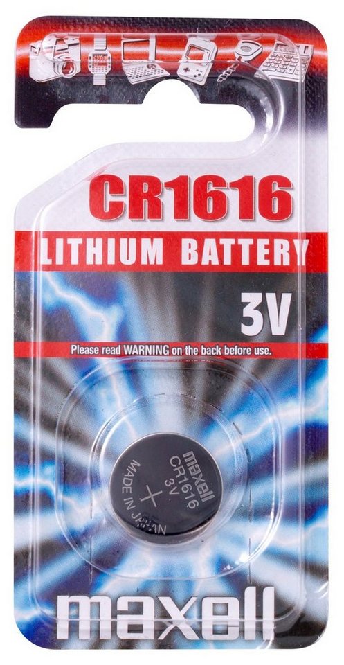 CP Diverse Lithium Knopfzellen CR1616 3,0Volt 50mAh Batterie, (3 Volt V) von CP