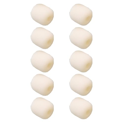 10pcs Revers Mikrofon Windschutzschaumschaumabdeckung Der Windschutzscheibe Deckung Ersatz Für K9 Lavalier Mikrofonzubehör Deckt von CPAOWEHF