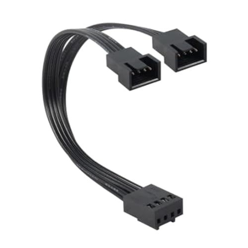 CPAOWEHF 4-polige Motherboard Lüfter Splitterkabel Unterstützt Zwei 10 cm Kurze Verzinnte Kupferdrähte von CPAOWEHF