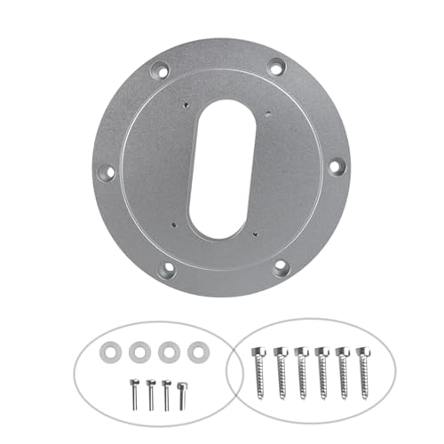 CPAOWEHF Aluminium Tonarm Armboard Platte Für SME 3009 3010R Einfache Installation Tonarm Platte Für SME 3009 Lautsprecher Board von CPAOWEHF