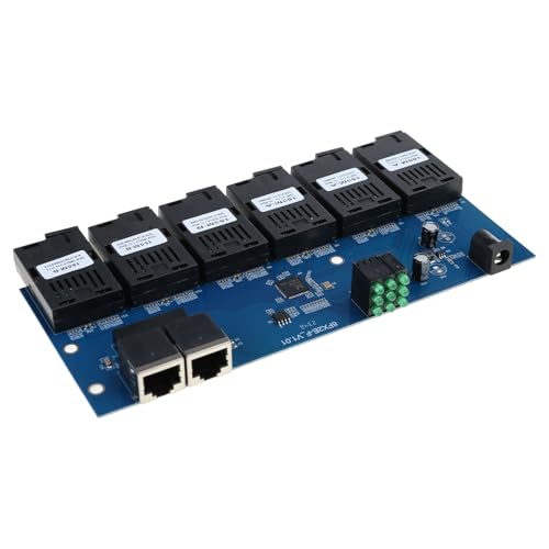 CPAOWEHF Ethernet Switches 100m Fibre Optics Medienkonverter 2 Bis 6 Optics Connector 1310nm/1550 Nm Port PCBA Board 20 Km CPAOWEHF Ethernet Switches 100m Fibre Optics Medienkonverter 2 Bis 6 Optics Connector 1310nm/1550 Nm Port PCBA Board 20 Km von CPAOWEHF