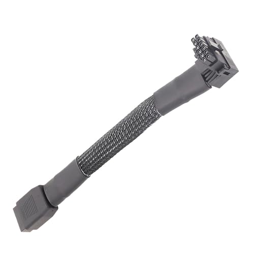 CPAOWEHF Haltbarkeit PCIE5.0 2VHPWR 600W 16PIN Rechtwinkelkabelverlängerungskabel Für Verbesserte GPU Performances GPU Kabel CPAOWEHF Haltbarkeit PCIE5.0 2VHPWR 600W 16PIN Rechtwinkelkabelverlängerungskabel Für Verbesserte GPU Performances GPU Kabel von CPAOWEHF