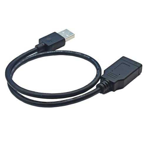 CPAOWEHF USB A 2.0 Männlich Zum Typ E (vorderes Ende) Panel Kabel 40 cm / 15 75 Zoll Länge Schnellgeschwindigkeitsdaten & Stromverbindung von CPAOWEHF
