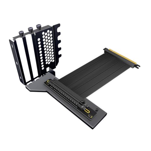 CPAOWEHF Vertikale GPU-Montagehalterung GPU-Halterung 90 Grad PCIE4.0 X16 Verlängerungskabel-Set Sapce Saving für Gaming-Gehäuse CPAOWEHF Vertikale GPU-Montagehalterung GPU-Halterung 90 Grad PCIE4.0 X16 Verlängerungskabel-Set Sapce Saving für Gaming-Gehäuse von CPAOWEHF