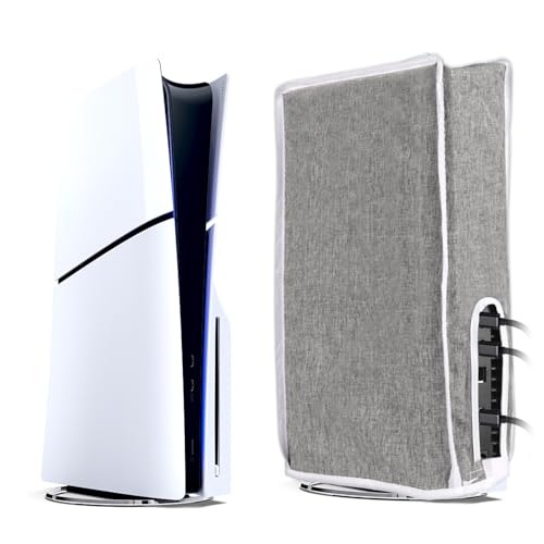 PS5 Slim Staubschutze, PS5 Slim Cover, Staubschutzhülle für PS5 Slim, Kratzfest, Staubdicht und Spritzwassergeschützt, Vertikale Schutzhülle für PS5 Slim Konsole, Gaming-Zubehör für optimalen Schutz PS5 Slim Staubschutze, PS5 Slim Cover, Staubschutzhülle für PS5 Slim, Kratzfest, Staubdicht und Spritzwassergeschützt, Vertikale Schutzhülle für PS5 Slim Konsole, Gaming-Zubehör für optimalen Schutz von CPENG