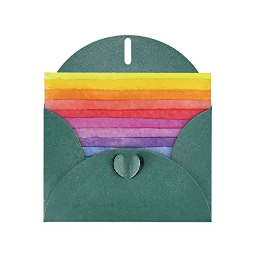 Bedruckte Blanko-Grußkarten mit dunkelgrünen Umschlägen, für alle Anlässe, Geburtstage, Dankeschön, Geschenke, Hochzeiten usw. von CPEOWZL