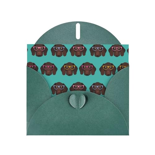 Bedruckte Blanko-Grußkarten mit dunkelgrünen Umschlägen, für alle Anlässe, Geburtstage, Dankeschön, Geschenke, Hochzeiten usw. von CPEOWZL