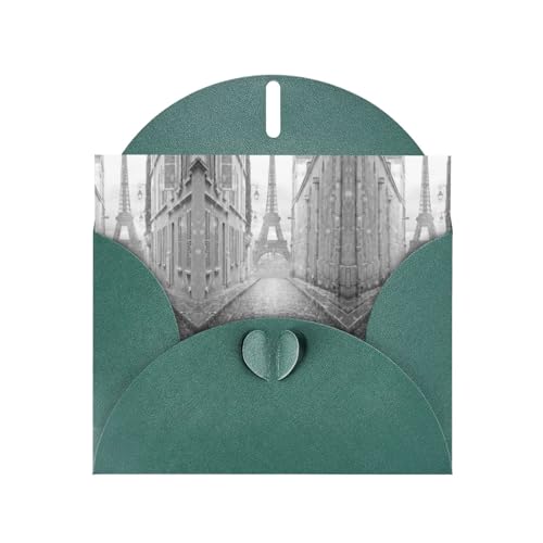 Bedruckte Blanko-Grußkarten mit dunkelgrünen Umschlägen, für alle Anlässe, Geburtstage, Dankeschön, Geschenke, Hochzeiten usw. von CPEOWZL