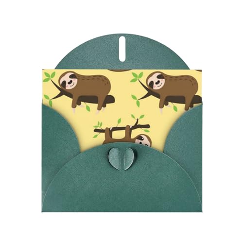 Bedruckte Blanko-Grußkarten mit dunkelgrünen Umschlägen für alle Anlässe, Geburtstage, Dankeschön, Geschenke, Hochzeiten usw. von CPEOWZL