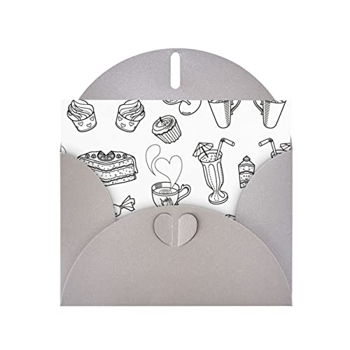 Bedruckte Blanko-Grußkarten mit grauen Umschlägen, für alle Anlässe, Geburtstage, Dankeschön, Geschenke, Hochzeiten usw. von CPEOWZL