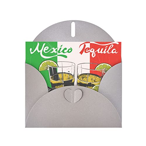 Bedruckte Blanko-Grußkarten mit mexikanischer Flagge und Tequila, mit grauen Umschlägen, für alle Anlässe, Geburtstage, Dankeschön, Geschenke, Hochzeiten usw. Bedruckte Blanko-Grußkarten mit mexikanischer Flagge und Tequila, mit grauen Umschlägen, für alle Anlässe, Geburtstage, Dankeschön, Geschenke, Hochzeiten usw. von CPEOWZL