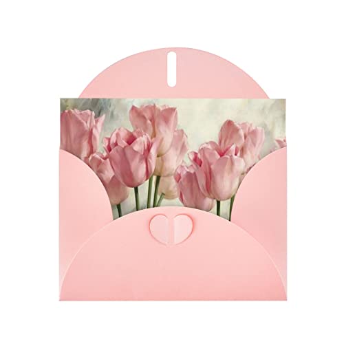 Bedruckte Blanko-Grußkarten mit rosa Umschlägen, für alle Anlässe, Geburtstage, Dankeschön, Geschenke, Hochzeiten usw. von CPEOWZL