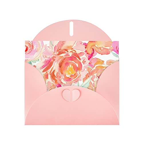 Bedruckte Blanko-Grußkarten mit rosa Umschlägen für alle Anlässe, Geburtstage, Dankeschön, Geschenke, Hochzeiten usw. von CPEOWZL
