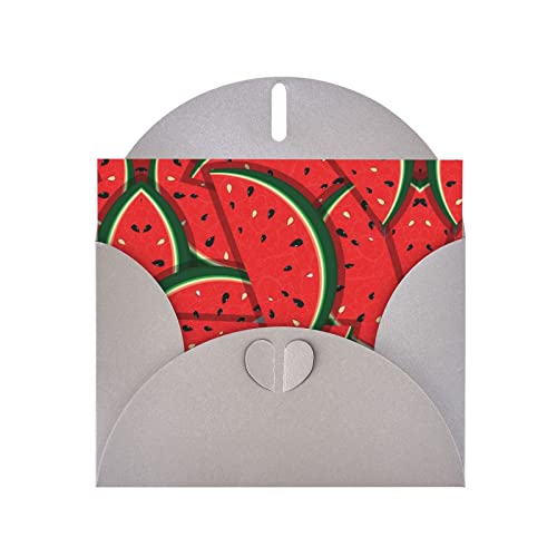 Bedruckte Blanko-Grußkarten mit roten Wassermelonen, mit grauen Umschlägen, für alle Anlässe, Geburtstage, Dankeschön, Geschenke, Hochzeiten usw. Bedruckte Blanko-Grußkarten mit roten Wassermelonen, mit grauen Umschlägen, für alle Anlässe, Geburtstage, Dankeschön, Geschenke, Hochzeiten usw. von CPEOWZL