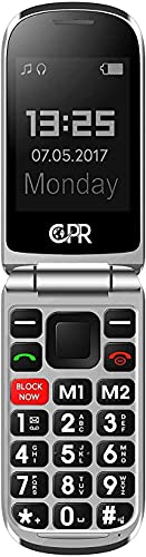 CPR Call Blocker CS900 Freisprechanlage für Mobiltelefone, große Tasten, SOS, Anrufblockierung, Mattes schwarz von CPR Call Blocker