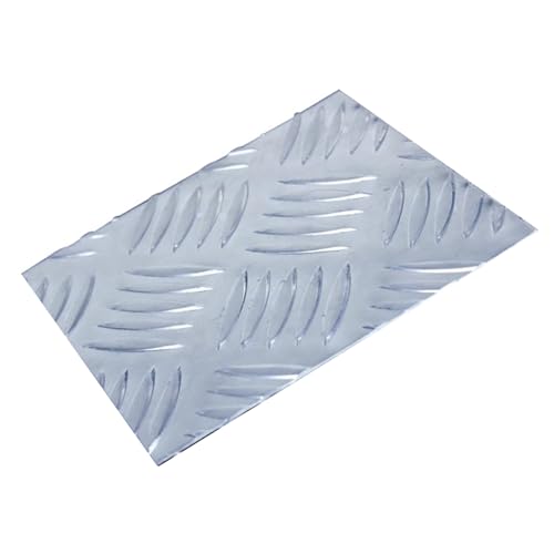 Aluminiumbleche und -platten, Trittbleche, Aluminium-Riffelbleche, Aluminiumplatten, Trittbleche, geeignet for Treppen mit einer Seitenlänge von 40 cm (15,7 Zoll).(Thickness:1.5mm) von CQCQC