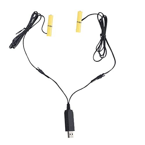 110 cm 1 bis 2 Batterien, USB-betrieben für Zahnbürste, Spielzeug, Taschenlampe, Uhr, Weihnachts-Licht 110 cm 1 bis 2 Batterien, USB-betrieben für Zahnbürste, Spielzeug, Taschenlampe, Uhr, Weihnachts-Licht von CQEAZ