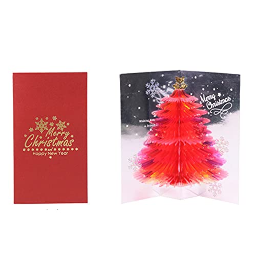 3D-Grußkarten für Weihnachten, handgefertigt, mit Umschlag für Neujahr, Erntedankfest 3D-Grußkarten für Weihnachten, handgefertigt, mit Umschlag für Neujahr, Erntedankfest von CQEAZ
