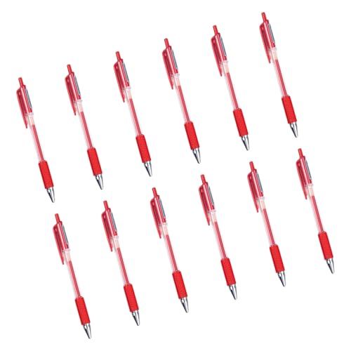 CQEAZ 12 Stück 0,5 mm Gelschreiber, einziehbar, neutraler Stift, ästhetischer Schreibwarenstift, glattes Schreiben, Gel-Tintenstift CQEAZ 12 Stück 0,5 mm Gelschreiber, einziehbar, neutraler Stift, ästhetischer Schreibwarenstift, glattes Schreiben, Gel-Tintenstift von CQEAZ