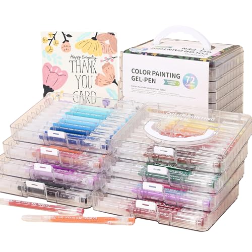 CQEAZ 45/72/99 farbiger Gelschreiber, mehrfarbiger Journaling-Stift, 0,6 mm Nadelspitze für Farbkodierung, Scrapbooking, Kunst, Zeichnen, Journaling-Stift CQEAZ 45/72/99 farbiger Gelschreiber, mehrfarbiger Journaling-Stift, 0,6 mm Nadelspitze für Farbkodierung, Scrapbooking, Kunst, Zeichnen, Journaling-Stift von CQEAZ