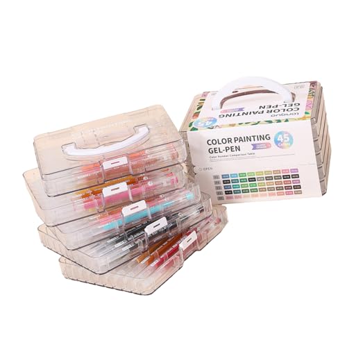 CQEAZ 45/72/99 farbiger Gelschreiber, mehrfarbiger Journaling-Stift, 0,6 mm Nadelspitze für Farbkodierung, Scrapbooking, Kunst, Zeichnen, Journaling-Stift CQEAZ 45/72/99 farbiger Gelschreiber, mehrfarbiger Journaling-Stift, 0,6 mm Nadelspitze für Farbkodierung, Scrapbooking, Kunst, Zeichnen, Journaling-Stift von CQEAZ
