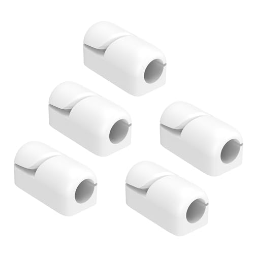 CQEAZ 5 x Drahthalter, Kabelführung, Kabelhalter, für den Außenbereich, starker Kabelclip für Wand, Schreibtisch, Weihnachtsbeleuchtung, Kabel-Organizer CQEAZ 5 x Drahthalter, Kabelführung, Kabelhalter, für den Außenbereich, starker Kabelclip für Wand, Schreibtisch, Weihnachtsbeleuchtung, Kabel-Organizer von CQEAZ