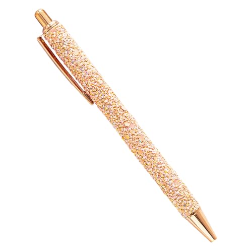 CQEAZ Ausgefallener Kugelschreiber für Damen und Mädchen, bunt, Pailletten, Tagebuch, Metall, einziehbarer Stift, 1,0 mm CQEAZ Ausgefallener Kugelschreiber für Damen und Mädchen, bunt, Pailletten, Tagebuch, Metall, einziehbarer Stift, 1,0 mm von CQEAZ