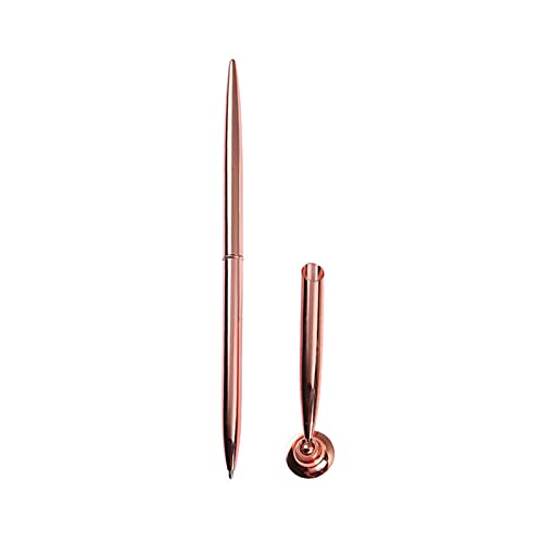 CQEAZ Drehkugelschreiber mit Metallständer, Metall, Signierstift, Gastschild, Stift für Büro, Hochzeit, Hotel, Empfang CQEAZ Drehkugelschreiber mit Metallständer, Metall, Signierstift, Gastschild, Stift für Büro, Hochzeit, Hotel, Empfang von CQEAZ