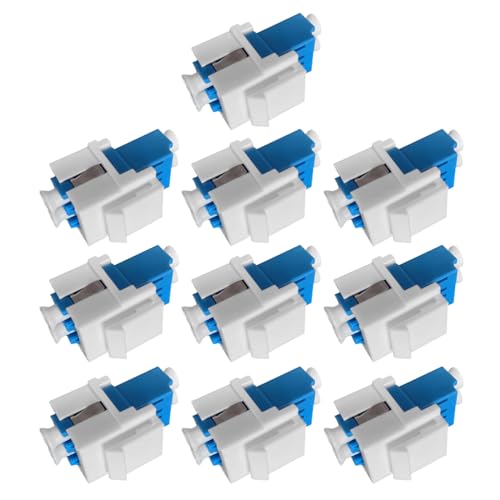 CQEAZ Duplex-UPC für Stecker, Buchsen, Adapter, Faser, Keystone-Buchsen, Schnappbefestigung, 10 Stück CQEAZ Duplex-UPC für Stecker, Buchsen, Adapter, Faser, Keystone-Buchsen, Schnappbefestigung, 10 Stück von CQEAZ