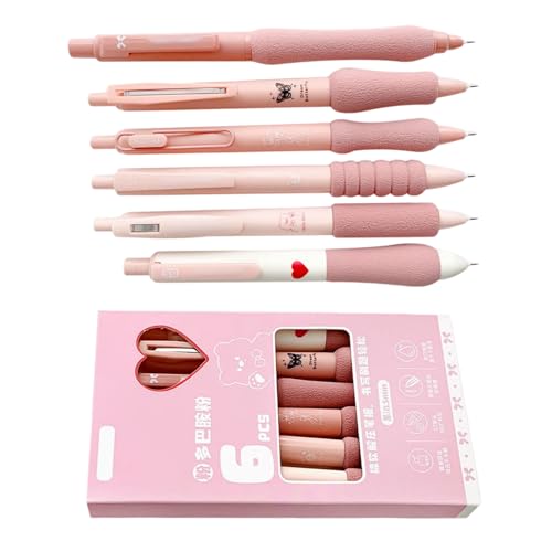 CQEAZ Gelschreiber, einziehbar, 0,5 mm Spitze, nachfüllbar, schnell trocknend, Journaling-Stift, glattes Schreiben, 6 Stück CQEAZ Gelschreiber, einziehbar, 0,5 mm Spitze, nachfüllbar, schnell trocknend, Journaling-Stift, glattes Schreiben, 6 Stück von CQEAZ