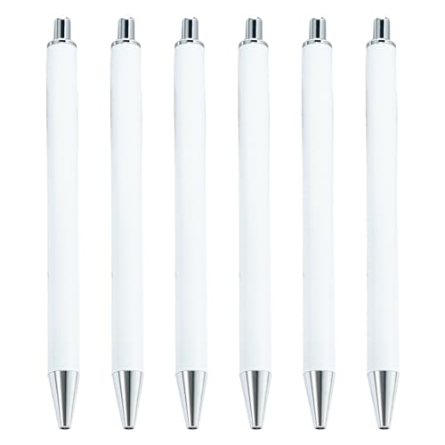 CQEAZ Kugelschreiber mit 1,0 mm Spitze, für Büro, Signierstift, einziehbar, nachfüllbar, reibungsloses Schreiben, Geschäftsstift, 6 Stück CQEAZ Kugelschreiber mit 1,0 mm Spitze, für Büro, Signierstift, einziehbar, nachfüllbar, reibungsloses Schreiben, Geschäftsstift, 6 Stück von CQEAZ