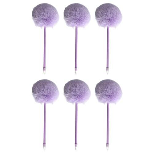 CQEAZ Pelz-Kugelschreiber, lustiges Schreibwerkzeug, 0,7 mm, nachfüllbar, glatt zu schreiben, für Studenten, Frauen, Mädchen, Schreiben, Journaling, Kugelschreiber, 6 Stück CQEAZ Pelz-Kugelschreiber, lustiges Schreibwerkzeug, 0,7 mm, nachfüllbar, glatt zu schreiben, für Studenten, Frauen, Mädchen, Schreiben, Journaling, Kugelschreiber, 6 Stück von CQEAZ