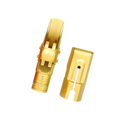 CQEAZ Sopransaxophon-Mundstück, Saxophon-Mundstück 5C/6C/7C/8C/9C Mundstück mit Kappen Pads Musikinstrument Zubehör Metall Mundstück CQEAZ Sopransaxophon-Mundstück, Saxophon-Mundstück 5C/6C/7C/8C/9C Mundstück mit Kappen Pads Musikinstrument Zubehör Metall Mundstück von CQEAZ