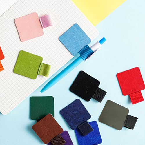 CQEAZ Stiftschlaufen-Halter, 5 Stück/Set, selbstklebende Leder-Stiftschlaufe für kreatives Notizbuch, Stiftschlaufenhalter, Notizbücher, Zubehör, Bleistift, elastische Schlaufe CQEAZ Stiftschlaufen-Halter, 5 Stück/Set, selbstklebende Leder-Stiftschlaufe für kreatives Notizbuch, Stiftschlaufenhalter, Notizbücher, Zubehör, Bleistift, elastische Schlaufe von CQEAZ
