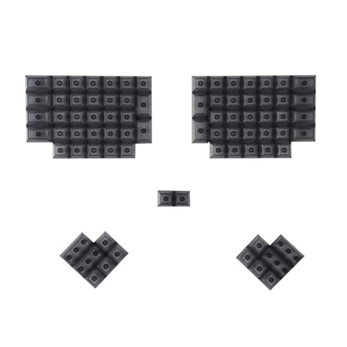 CQEAZ Tastenkappen-Set mit 78 Tasten für mechanische Tastaturen mit komfortablem Tippen, transparente, schwarze Tastenkappen, Ersatz-Tastenkappen CQEAZ Tastenkappen-Set mit 78 Tasten für mechanische Tastaturen mit komfortablem Tippen, transparente, schwarze Tastenkappen, Ersatz-Tastenkappen von CQEAZ