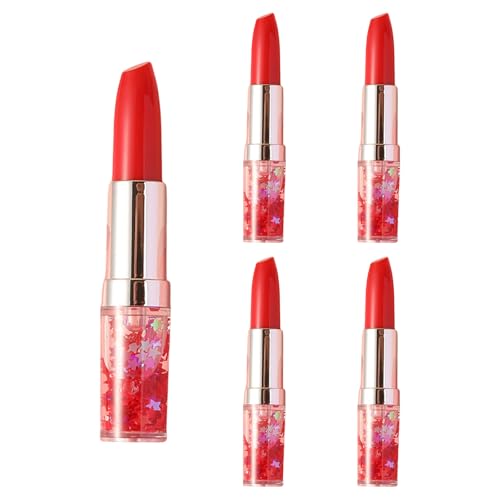 CQEAZ Textmarker, Lippenstift-Form, Textmarker, fluoreszierender Stift, Textmarker, Set, Schulbedarf für Planer, 5 Stück CQEAZ Textmarker, Lippenstift-Form, Textmarker, fluoreszierender Stift, Textmarker, Set, Schulbedarf für Planer, 5 Stück von CQEAZ