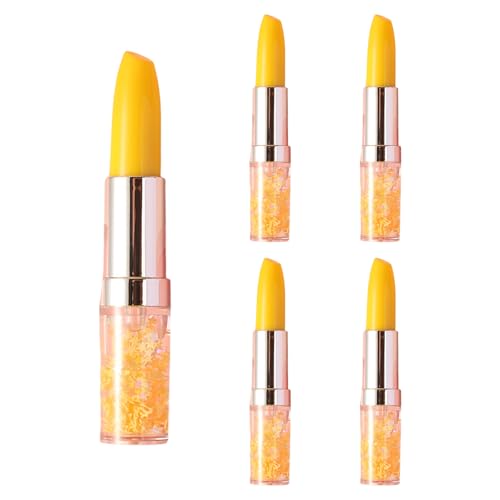 CQEAZ Textmarker, Lippenstift-Form, Textmarker, fluoreszierender Stift, Textmarker, Set, Schulbedarf für Planer, 5 Stück CQEAZ Textmarker, Lippenstift-Form, Textmarker, fluoreszierender Stift, Textmarker, Set, Schulbedarf für Planer, 5 Stück von CQEAZ